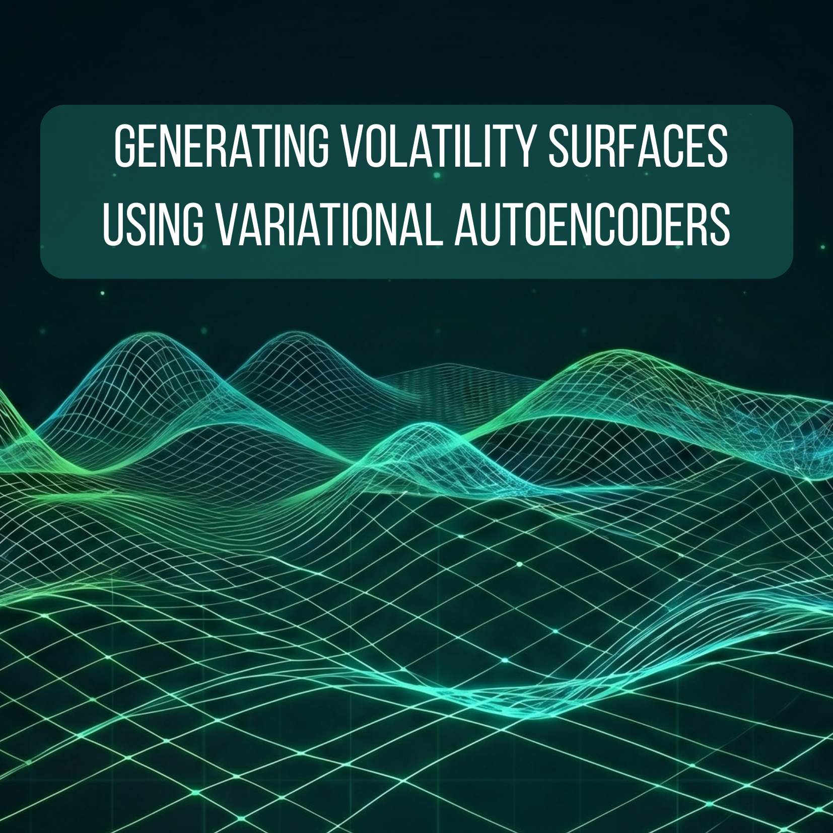 Generating volatility surfaces using Variational Autoencoders